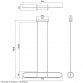 SOLEA 4 LUSTER 36W 3000/4000/6000K CRNA/DRVO