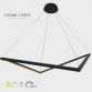 SOLEA 43 LUSTER 40W 3000/4000/6000K CRNA DIM