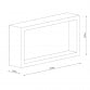 SOLEA 49 ZIDNA LAMPA 20W 3000K DRVO
