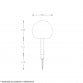 SOLEA 51 SOLARNA LED LAMPA (O200mm)