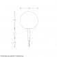SOLEA 53 SOLARNA LED LAMPA (O300mm)