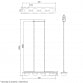 SOLEA 6 LUSTER 28W 3000/4000/6000K CRNA/DRVO