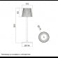 STONA LAMPA PUNJIVA T16011 3W 3000K IP54 KREM
