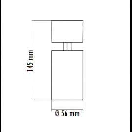 SVETILJKA JM-4063 PLAFONSKA 1*GU10 MESING