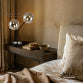TALIA 47 STONA LAMPA 2*G9 CRNA/BAKAR