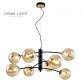 TALIA 50 LUSTER 8*G9 CRNA/BAKAR