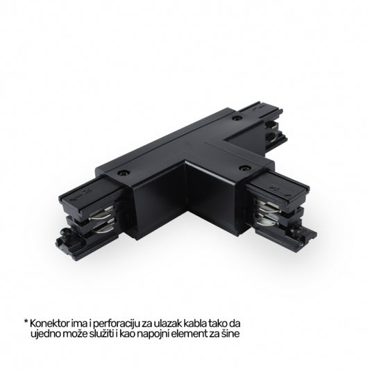 TROF T KONEKTOR WSO-32B(R1) CRNI