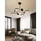 VESTA 369 LUSTER LED 76W 3000K CRNA