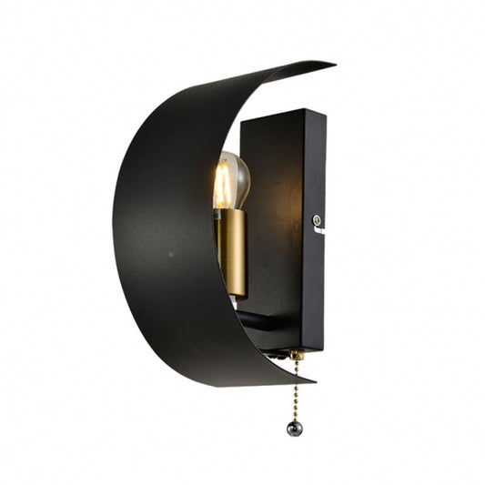 VESTA 410 ZIDNA LAMPA 1*E27 CRNA