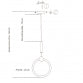 VESTA 455 VISILICA LED 16W 3000K MESING