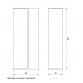 VESTA 471 ZIDNA LAMPA 8W 3000K CRNA