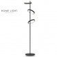 VESTA 487 PODNA LAMPA 30W 3000K CRNA