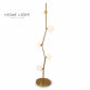 VESTA 561 PODNA LAMPA 5*G9 MESING