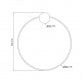VESTA 566 ZIDNA LAMPA 30W 3000K CRNA/MESING
