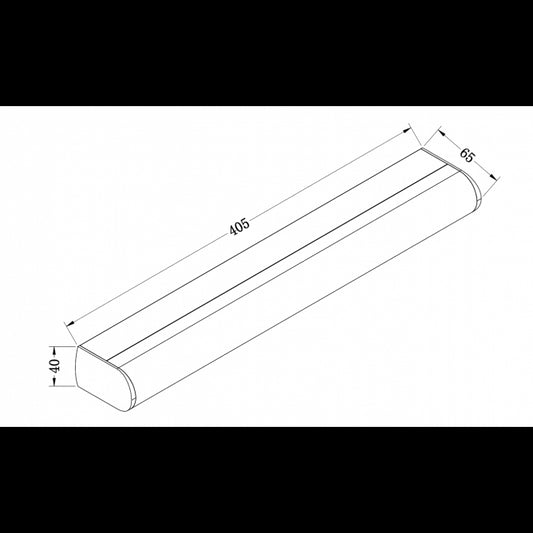 VESTA 597 ZIDNA LAMPA LED 9W 4200K CRNA