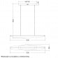 VESTA 598 VISILICA 40W 3000K CRNA/MESING