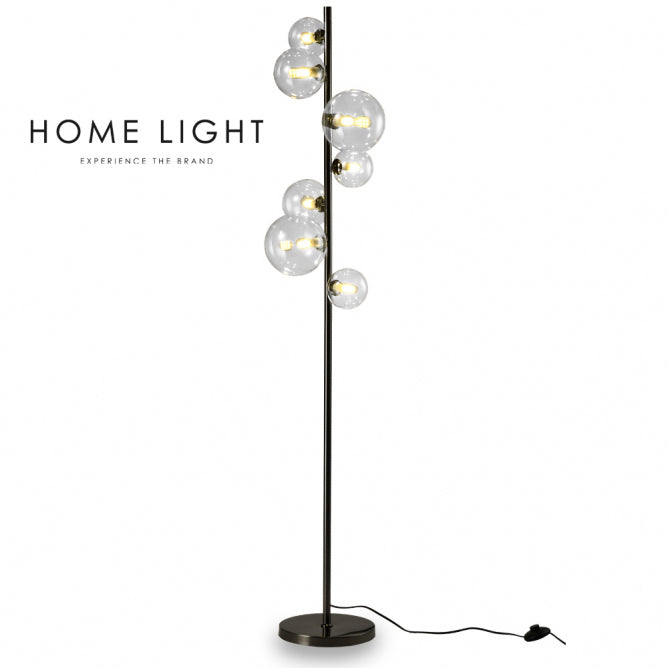 VESTA 601 PODNA LAMPA 7*G9 CRNA