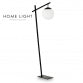 VESTA 610 PODNA LAMPA 1*E27 CRNA  (1/2)