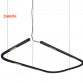 VESTA 623 VISILICA 36W 3000K CRNA