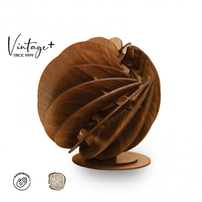 VINTAGE LUCA SPHERE S220 STONA LAMPA 1*E14 (O 220 mm, h-210 mm) - SKU01704